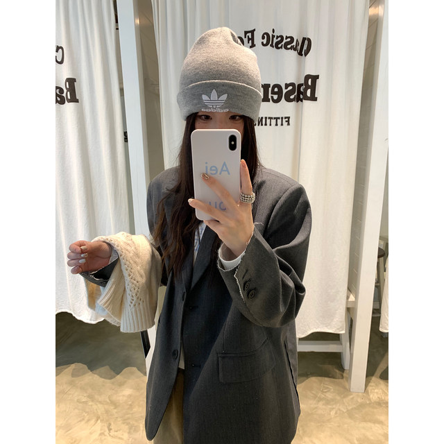 The new 2025 autumn new loose temperament casual drooping gray suit ...