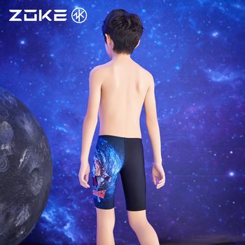 Professional swimming training for boys five-point swimming trunks