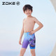 
Zhouke children's swimsuit boys five-point professional racing training zoke mid-large children's quick-dry boys' new swimming trousers