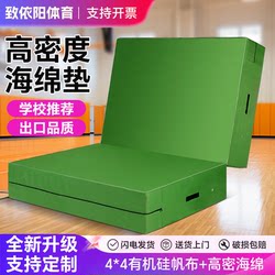 School Flip-Over Foam Mat for High Jump, Rock Climbing, Dance, Foldable and Thickened Martial Arts and Sports Training Gymnastics Mat