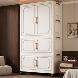 Installation-Free Foldable Wardrobe Baby Wardrobe Children's Clothing Toy Snack Storage Cabinet Large Capacity Storage Cabinet