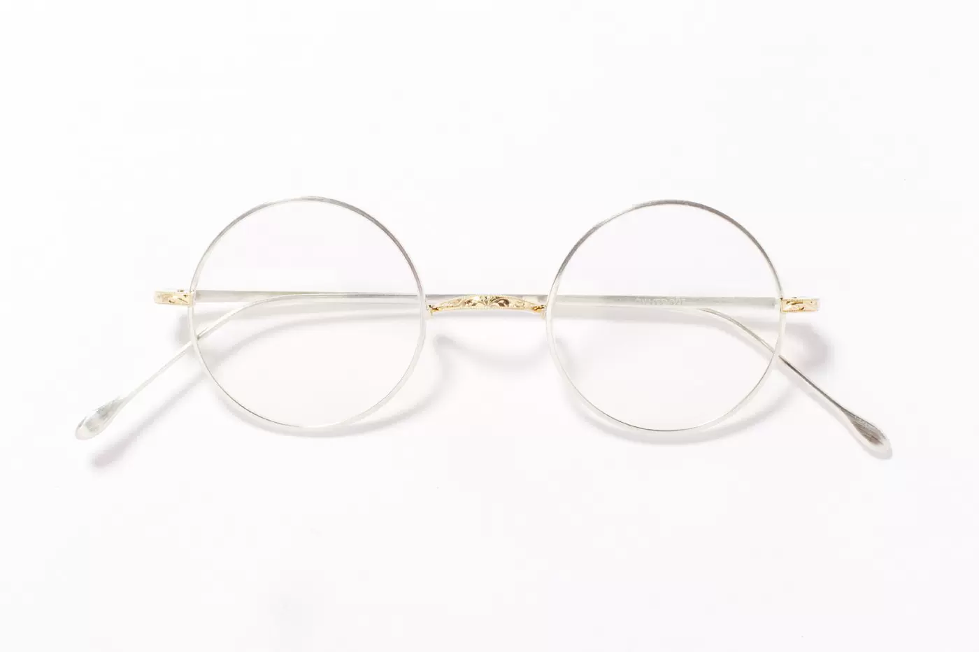 白山眼鏡店 ST TITAN LARGE ROUND ゴールド