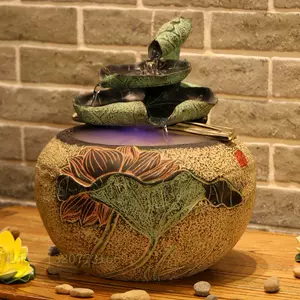 家飾品陶磁器招財魚置物