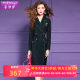 Fei Mengyi sequin suit dress for women in spring high-end thick tweed retro slim temperament professional skirt