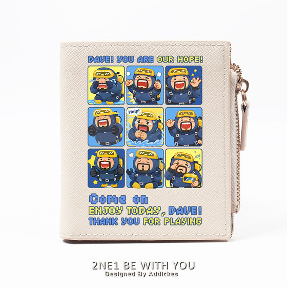 
Diver Dave game peripherals DAVE THE DIVER two-dimensional animation multi-card slot wallet card holder all in one