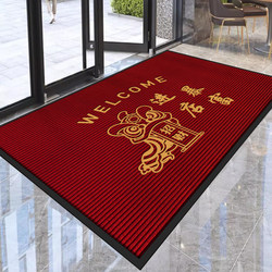 Shop Entrance Carpet, Commercial Welcome Mat, Store Entrance Mat, Non-Slip Doormat, Water-Absorbent Red Carpet