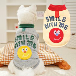 Autumn and winter plus velvet milk silk sweatshirt pet big dog cat clothing accessories Teddy Golden Retriever Corgi cross-border