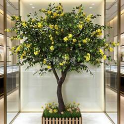 Simulated Osmanthus Tree, Artificial Tree, Simulated Green Plant, Hotel Lobby Floor Decoration, Artificial Landscape Tree