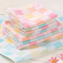Face Washcloth, Small Square Towel, Square Gauze Towel, Women's Household Hand Towel, Pure Cotton, Children's Baby Towel, All-Cotton