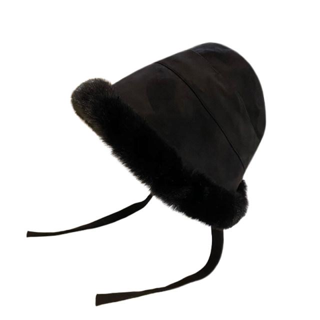Patchwork Color Lei Feng Cap Men And Women Winter Warm Ear Protection Cotton Hat