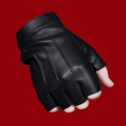 Half-Finger Gloves for Men and Women, Fingerless Driving Gloves, Half-Finger Tactical Gloves, Special Forces Half-Finger Leather Gloves for Men, Winter