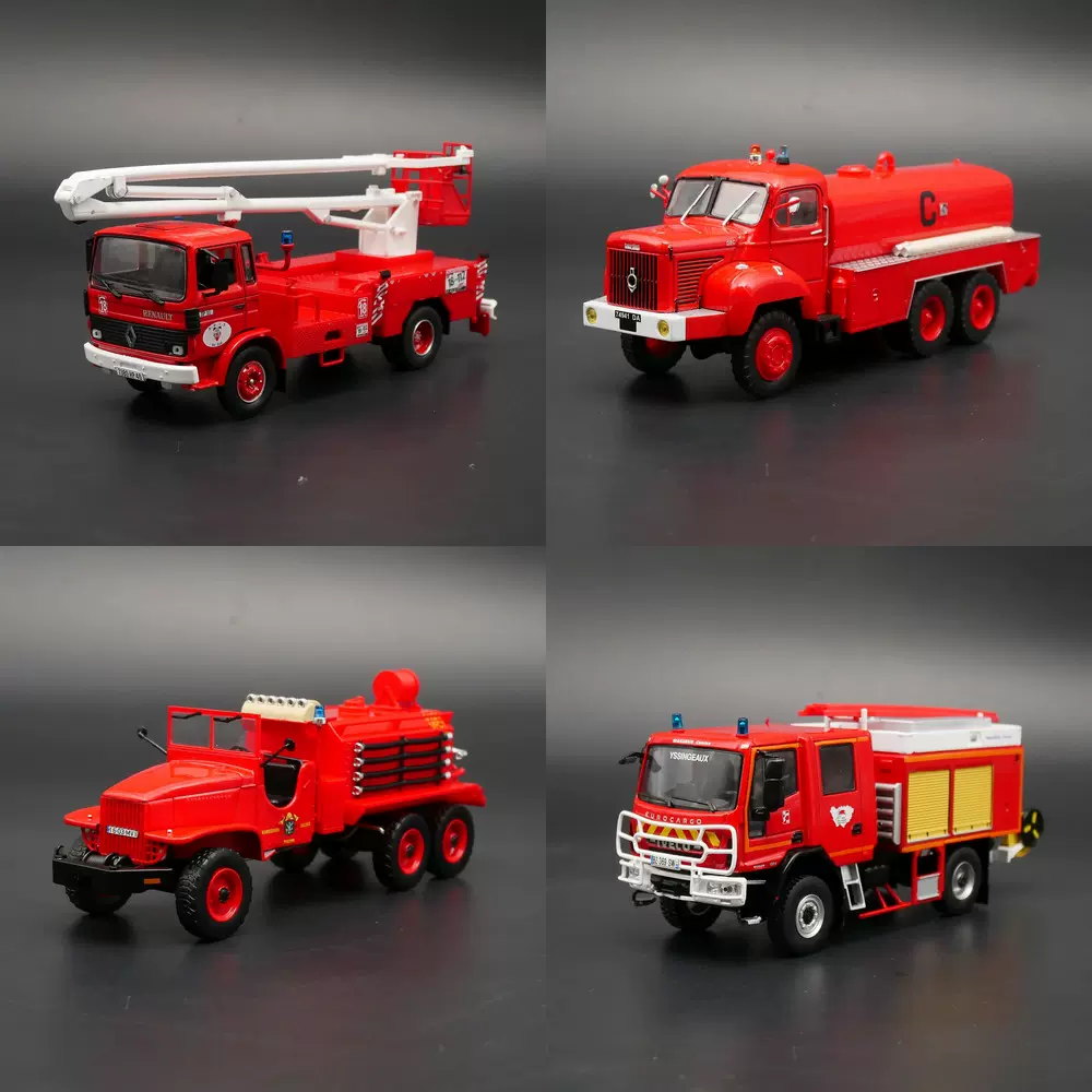 IXO 1/43消防车模型GMC Berilet Renault Iveco依维柯玩具车模型-Taobao