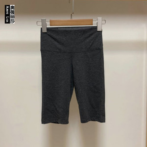 
2022 spring new outer wear high-waisted five-quarter pants for women summer thin casual running slimming yoga sports style leggings
