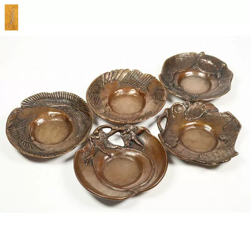 吉祥形銅蟲菓子器 銅製 龍 茶道具 金属工芸品 アンティーク 吉祥形銅蟲菓子器 銅製 龍 茶道具 金属工芸品 アンティーク