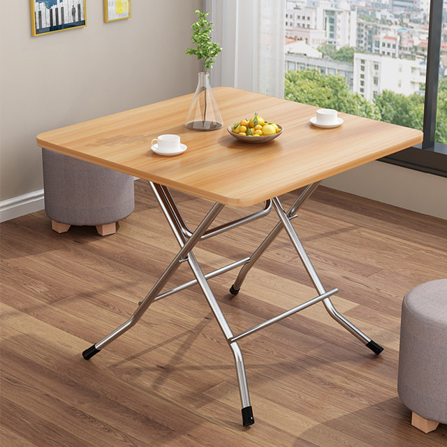 Folding table dining table Furnishing simple meal table outdoor ...