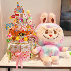 Creative Birthday Ceremony, Cute Birthday Party DIY Set, Kidsren's Cartoon-Shaped Foam Cake Set