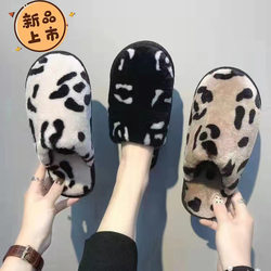 2025 New Style Home Casual Cotton Slippers for Women Winter ins Korean Version Non-Slip Comfortable Warm Couple Cotton Slippers