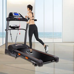 Huixiang Treadmill Is a Multifunctional Foldable Small Indoor Fitness Equipment for Home Use, Fast Running 1, Intelligent Color Screen with Internet Connectivity