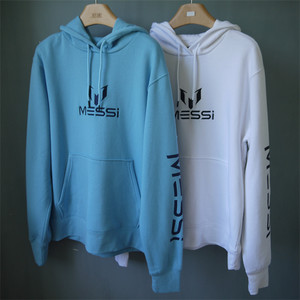 
Foreign trade simple cotton brushed sweatshirt hooded embroidered loose casual sports autumn and winter men's top hoodie