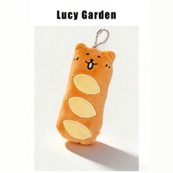 Cute Food Plush Toy Pendant Creative Food-Themed Hanging Decoration Girly Bag Decoration Keychain Pendant