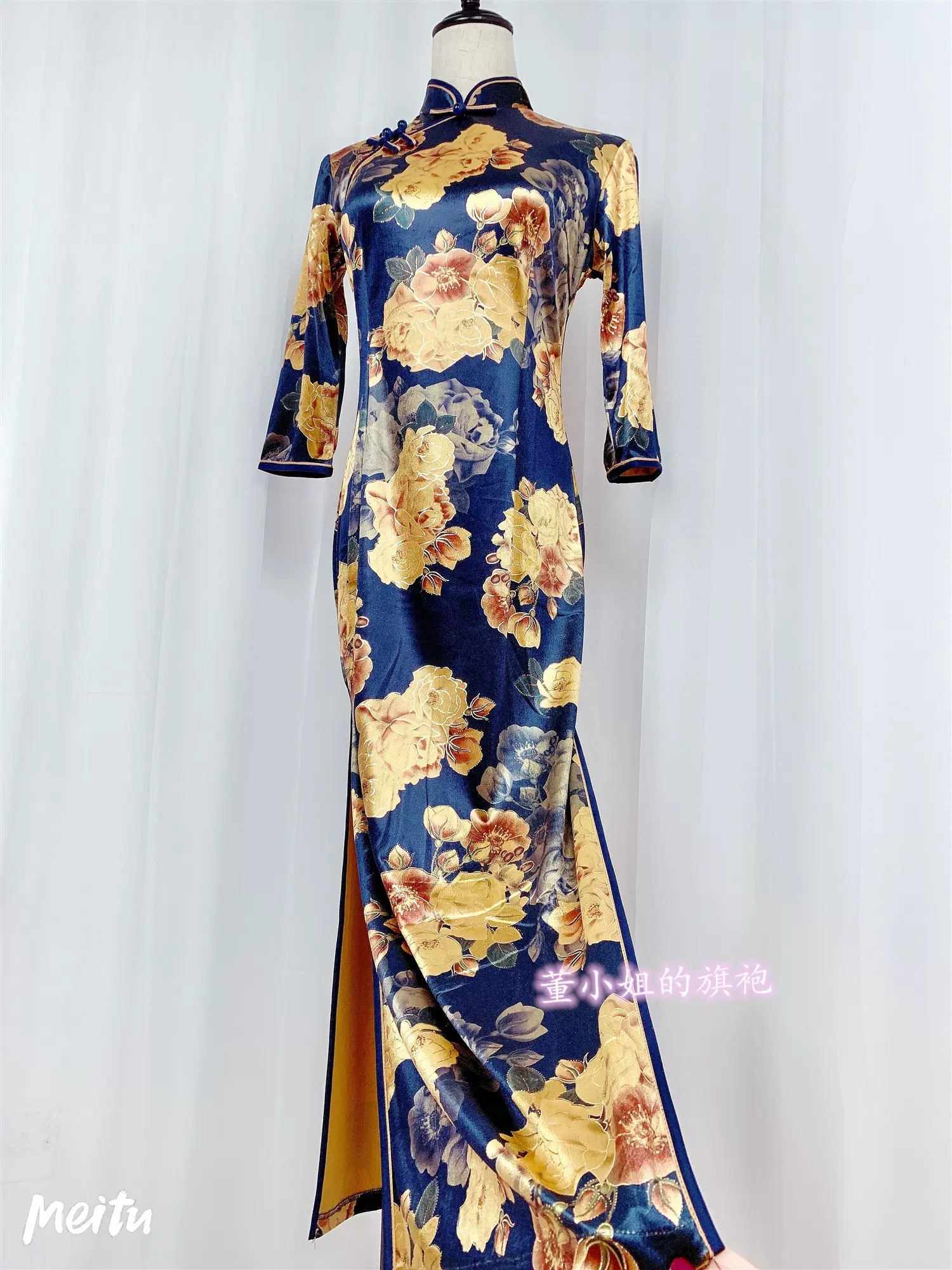 88秋冬新款女神范时尚优雅气质q字裙显瘦鹿皮绒假两件连衣裙 g897w