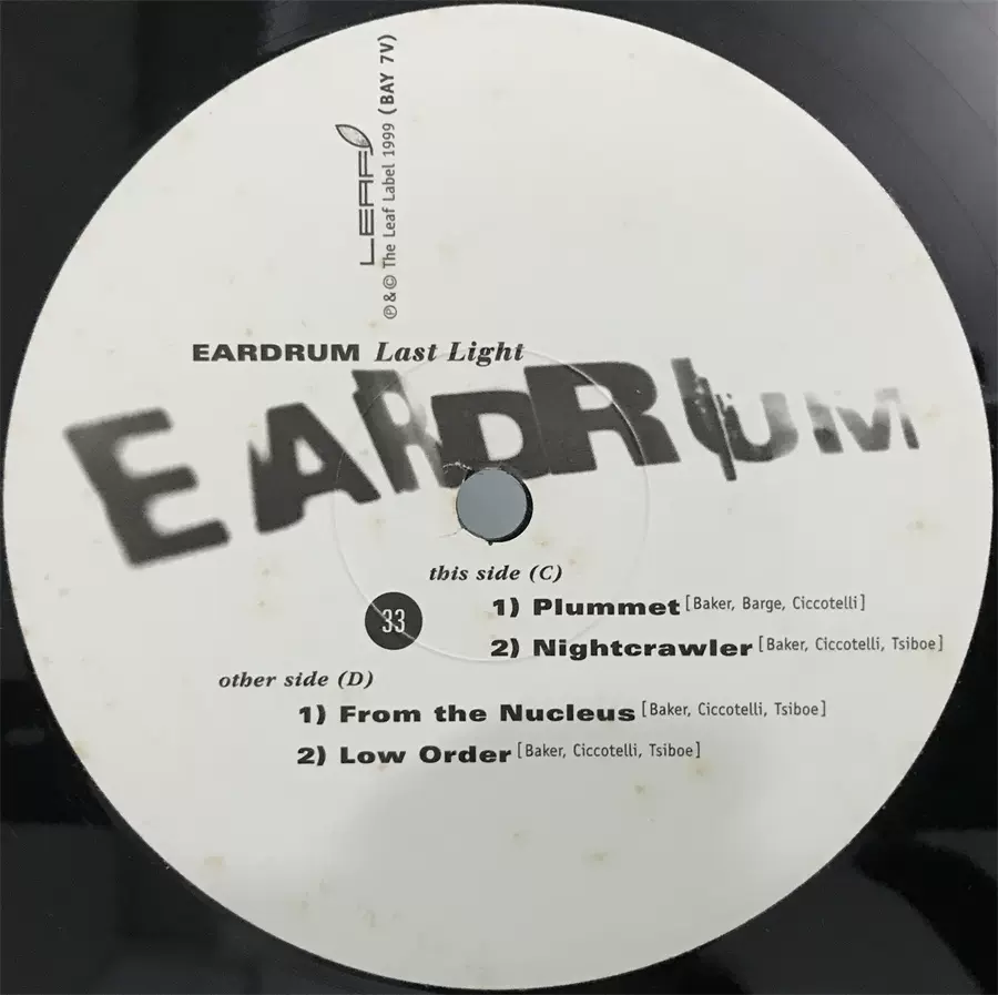黑胶| LP Eardrum – Last Light 注意描述7058H-Taobao