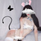 Cute underwear female sexy cute dairy cow three -point bikini tail ear set triangle spot underwear