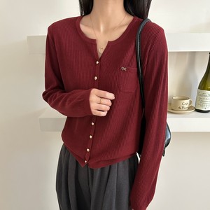 
European 2025 autumn clothes mulberry silk wool small v-neck cardigan jacket long sleeve thin temperament sweater Korean women's clothing