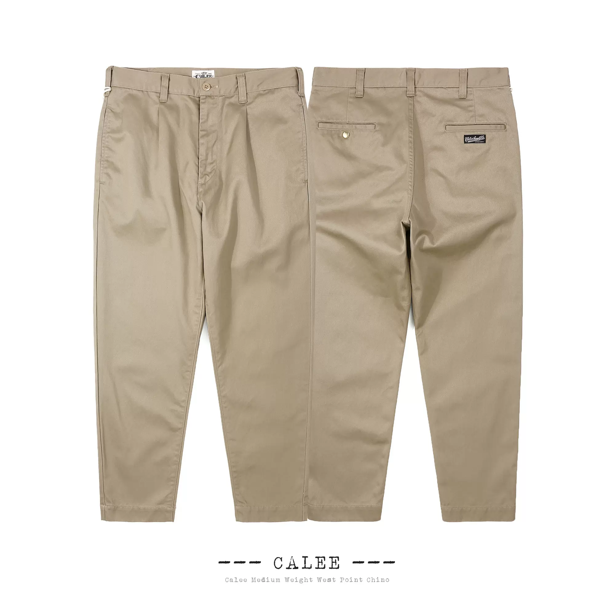 CALEE WEST POINT ARMY CHINO PANTS 中磅高密度西点棉织休闲裤-Taobao