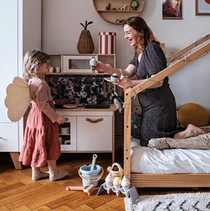 
Danish DANTOY's same style as wheat straw made of beach buckets, four-piece set of afternoon tea sand truck toys