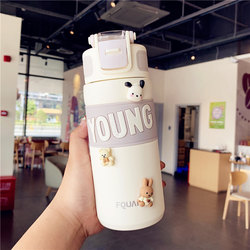 Casual 316 Insulated Cup for Women 2025 New Large-Capacity Straw Water Cup for Men Portable Sports Water Bottle for Students