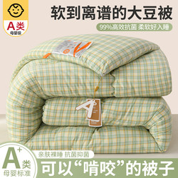 Soybean Quilt, Thickened for Spring and Autumn, Warm Winter Quilt, Cotton Quilt Core, Student Dormitory Single Bed Summer Cool Air-Conditioned Quilt, Suitable for All Seasons