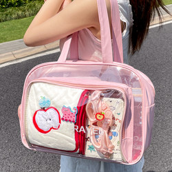Waterproof Toiletry Bag, Large Capacity, Dry and Wet Separation, Swimming Makeup Bag, Popular Sports and Fitness Cosmetics Storage Bag for Women