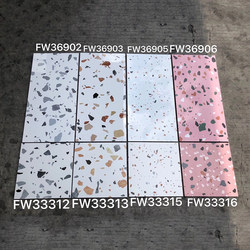 Scandinavian Colorfuled Terrazzo 300X600 Tiles Bathroom Kitchen Restaurant Wall Tiles Non-Slip Floor Tiles Small Tiles