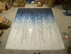 Stained Glass Mosaic Gradient Puzzle Glass Mosaic