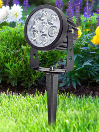 7W LED 屋外スポットライト - 防水ガーデングランドランプ