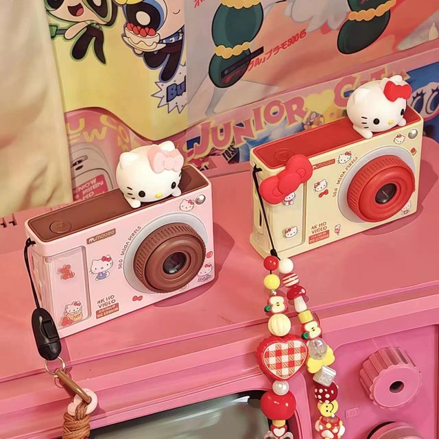 mobee retro children's CCD digital camera high-definition photo KT cat cute student tenth birthday gift 10