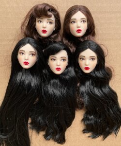 
Mengfan's new doll head, white-muscled supermodel head, oriental beauty, can fit most 6-point bodies