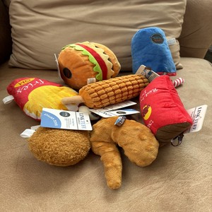 Dog voice toy plush toys grinding teeth and relieve boredom artifact puppy cat small and medium-sized dog gift set