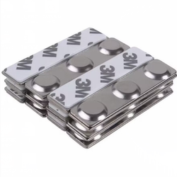 Metal Name Tags with Magnetic Fasteners, Magnetic Name Tags, Special Magnets for Name Tags, Work Badges, Name Tags with Magnets