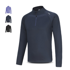 
Fitness clothing men's half zipper stand collar outdoor running speed drying clothes sports students training clothes sports long sleeve T-shirt top