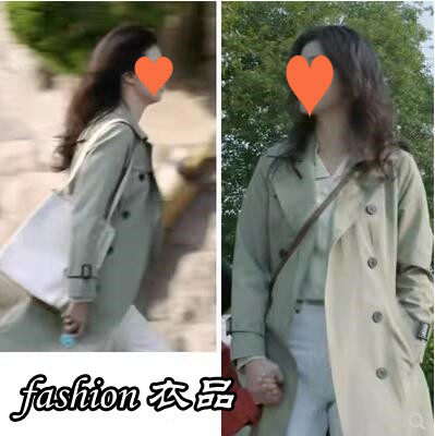
I heard that you like me, Wang Churan, Ruan Liuzheng, the same 2023 small mid-length windbreaker jacket for women