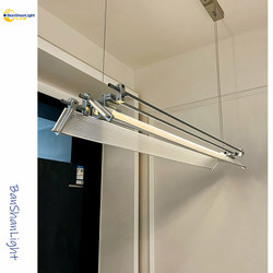 Bauhaus Adjustable Light Axis Living Room Chandelier Designer Model Exhibition Hall Cafe Linear Dining Room Bar Counter Strip Lighting