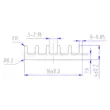 Tản nhiệt hợp kim nhôm 16*16*4mm chip IC điện tử CPU nhôm hồ sơ tản nhiệt khối nhôm tấm nhôm có thể được tùy chỉnh de tản nhiệt Linh kiện tản nhiệt