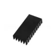 quạt tản nhiệt 40x40 Tản nhiệt nhôm 41*22*10MM đen oxy hóa dải nhiệt chip tản nhiệt nhôm tản nhiệt đế laptop Linh kiện tản nhiệt