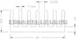 Chip tản nhiệt 14*14*6mm nhôm mỏng tản nhiệt điện tử CPU khối dẫn nhiệt bộ nhớ video dẫn nhiệt tản stock Linh kiện tản nhiệt