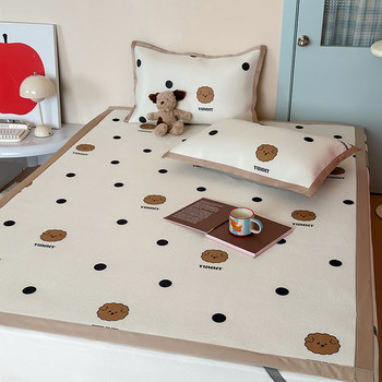 
900D Summer Ice Silk Mat Summer Mat Sheets Category A Maternal and Infant Grade Cooling Mattress Cooling Mat Rattan Mat Dormitory