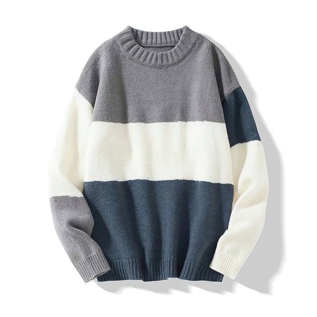 Autumn and winter new sweater men's loose Korean version student ...