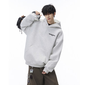 
Hooded sweatshirts for men and women in autumn and winter heavyweight velvet thickened couple sweatshirts 2026 new American trendy brand hoodie jackets