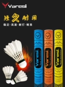 Bóng tập Welles Badminton Bền King 12 gói, bóng tập trong nhà và ngoài trời chuyên nghiệp, bền bỉ, không dễ bị vỡ khi thi đấu.